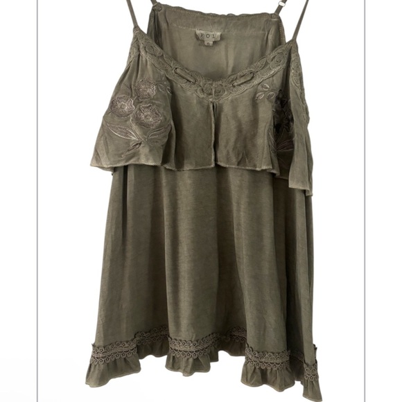 POL Embroidered Tank Top NWOT - Picture 1 of 5